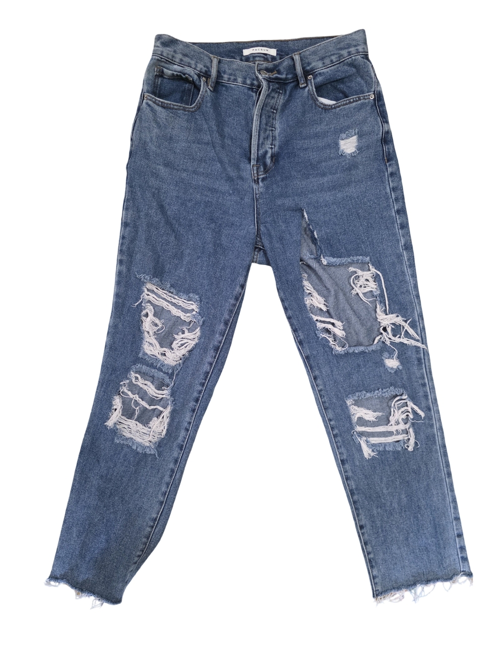 PacSun Distressed Blue Ripped Jeans
